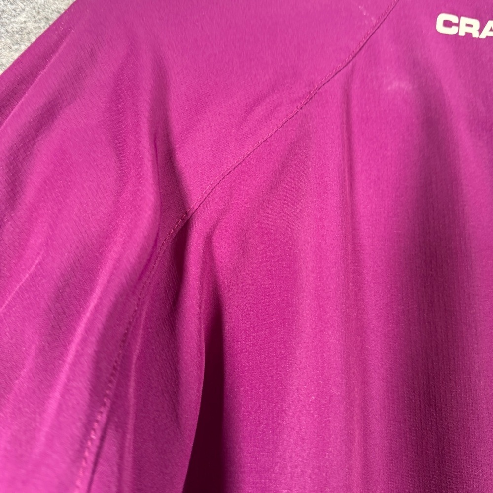 Craft Magenta Softshell Jacket Womens L Purple Running Cycling Athletic - Picture 15 of 16